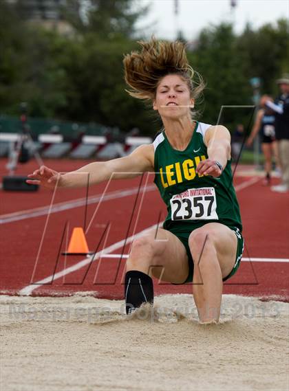 Thumbnail 3 in Stanford Invitational Long Jump photogallery.