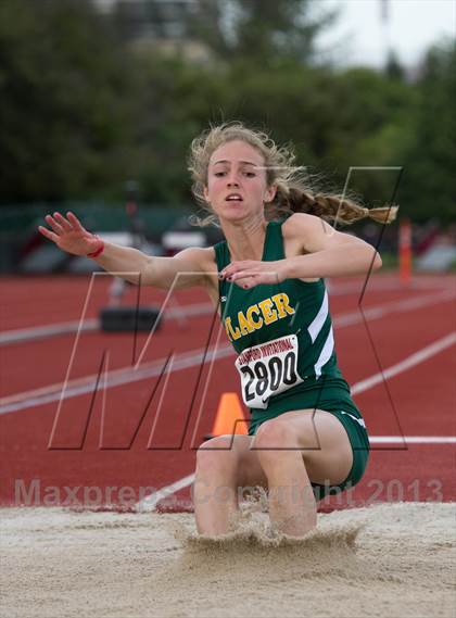 Thumbnail 1 in Stanford Invitational Long Jump photogallery.