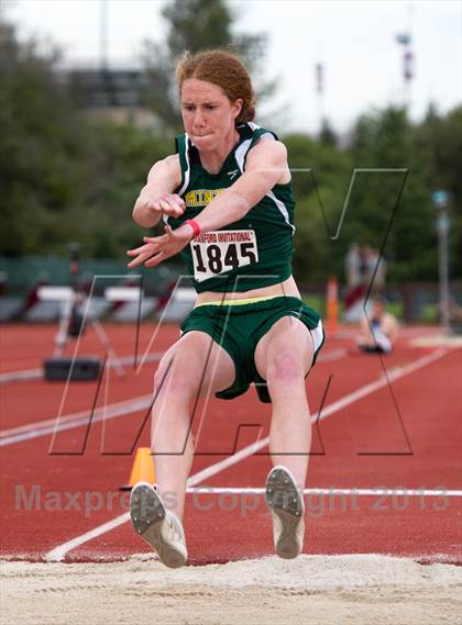 Thumbnail 1 in Stanford Invitational Long Jump photogallery.