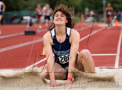 Thumbnail 2 in Stanford Invitational Long Jump photogallery.