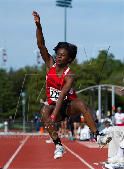 Thumbnail 3 in Stanford Invitational Long Jump photogallery.