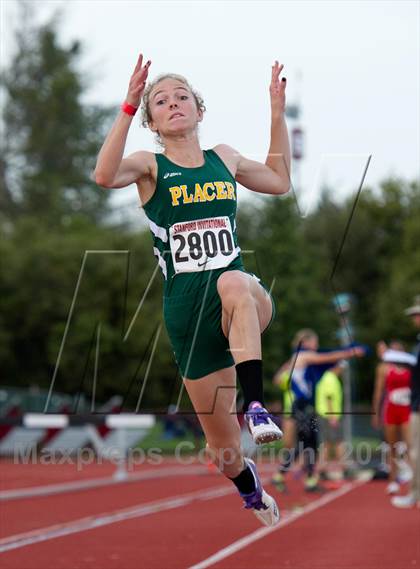 Thumbnail 3 in Stanford Invitational Long Jump photogallery.