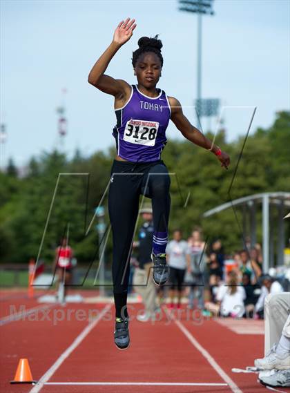 Thumbnail 1 in Stanford Invitational Long Jump photogallery.