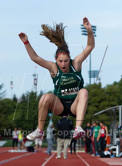 Thumbnail 1 in Stanford Invitational Long Jump photogallery.
