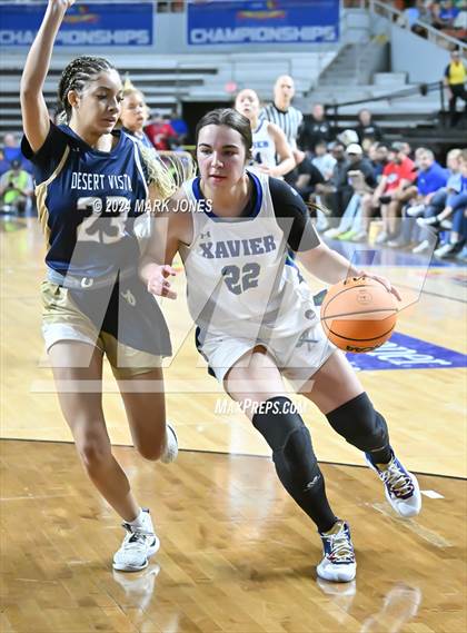 Thumbnail 2 in Xavier College Prep vs. Desert Vista (AIA Open Final) photogallery.
