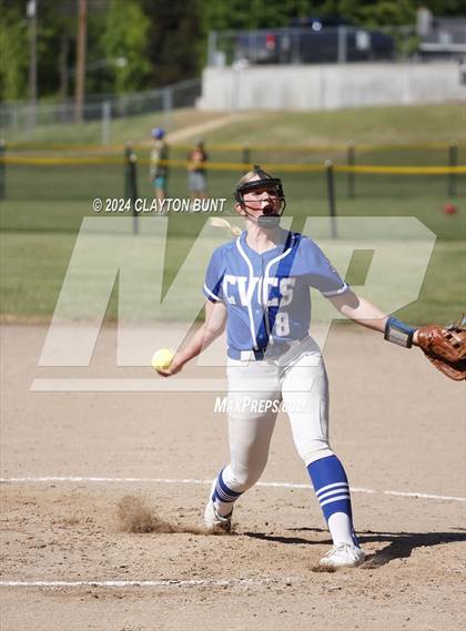 Thumbnail 3 in Cole Valley Christian vs New Plymouth (IDHSAA 2A Semifinal) photogallery.