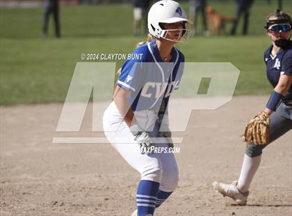Thumbnail 3 in Cole Valley Christian vs New Plymouth (IDHSAA 2A Semifinal) photogallery.