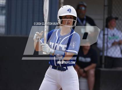 Thumbnail 3 in Cole Valley Christian vs New Plymouth (IDHSAA 2A Semifinal) photogallery.