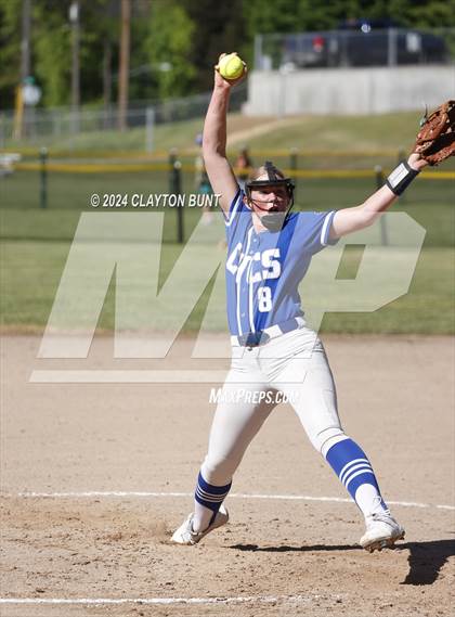 Thumbnail 2 in Cole Valley Christian vs New Plymouth (IDHSAA 2A Semifinal) photogallery.