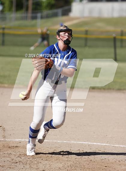 Thumbnail 3 in Cole Valley Christian vs New Plymouth (IDHSAA 2A Semifinal) photogallery.