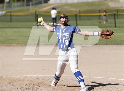 Thumbnail 2 in Cole Valley Christian vs New Plymouth (IDHSAA 2A Semifinal) photogallery.