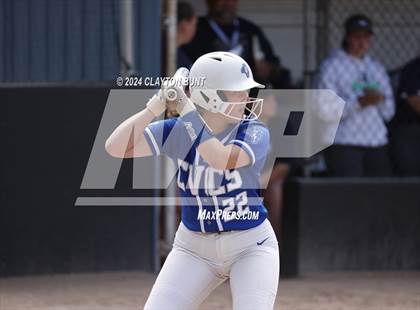 Thumbnail 3 in Cole Valley Christian vs New Plymouth (IDHSAA 2A Semifinal) photogallery.