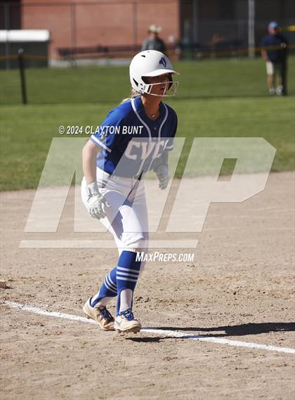 Thumbnail 2 in Cole Valley Christian vs New Plymouth (IDHSAA 2A Semifinal) photogallery.