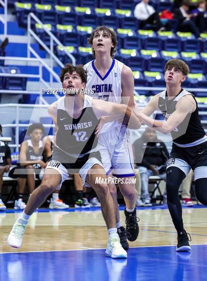 Thumbnail 2 in Sunrise Christian Academy vs Central Heights (Brock Showcase) photogallery.