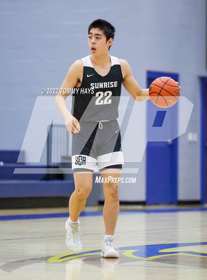 Thumbnail 2 in Sunrise Christian Academy vs Central Heights (Brock Showcase) photogallery.