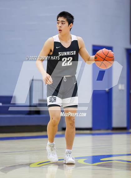 Thumbnail 3 in Sunrise Christian Academy vs Central Heights (Brock Showcase) photogallery.