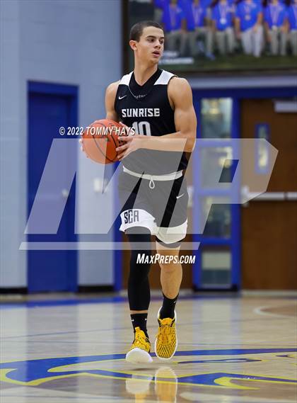 Thumbnail 1 in Sunrise Christian Academy vs Central Heights (Brock Showcase) photogallery.