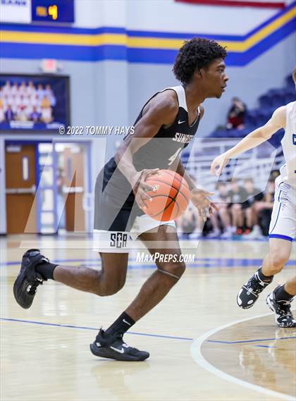 Thumbnail 1 in Sunrise Christian Academy vs Central Heights (Brock Showcase) photogallery.