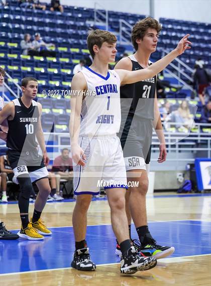 Thumbnail 2 in Sunrise Christian Academy vs Central Heights (Brock Showcase) photogallery.