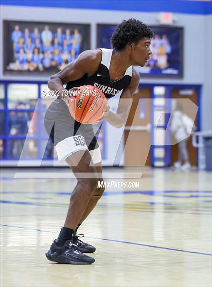 Thumbnail 1 in Sunrise Christian Academy vs Central Heights (Brock Showcase) photogallery.