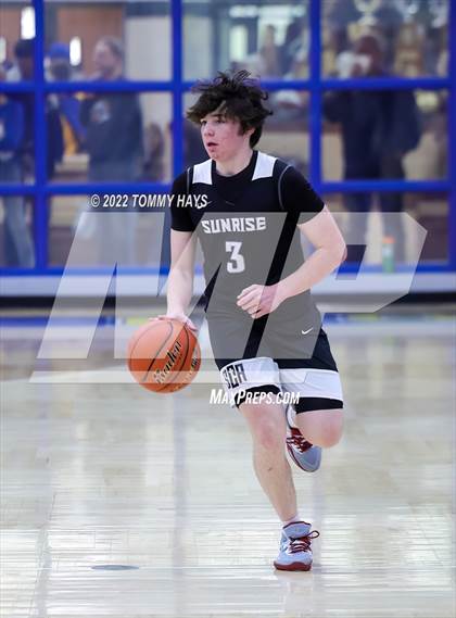 Thumbnail 1 in Sunrise Christian Academy vs Central Heights (Brock Showcase) photogallery.