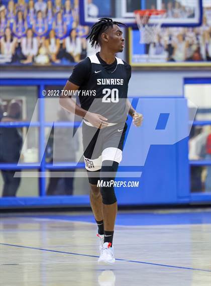 Thumbnail 1 in Sunrise Christian Academy vs Central Heights (Brock Showcase) photogallery.