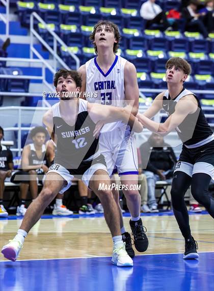 Thumbnail 3 in Sunrise Christian Academy vs Central Heights (Brock Showcase) photogallery.