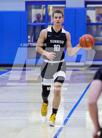 Thumbnail 2 in Sunrise Christian Academy vs Central Heights (Brock Showcase) photogallery.