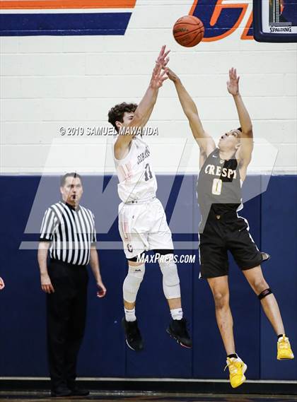 Thumbnail 2 in Chaminade Vs Crespi (West Valley Tip-Off Classic)  photogallery.