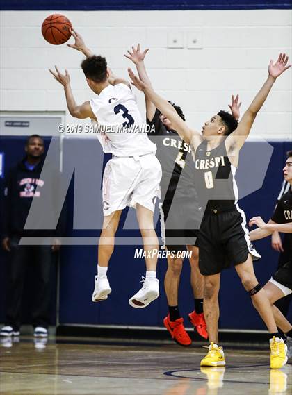 Thumbnail 2 in Chaminade Vs Crespi (West Valley Tip-Off Classic)  photogallery.
