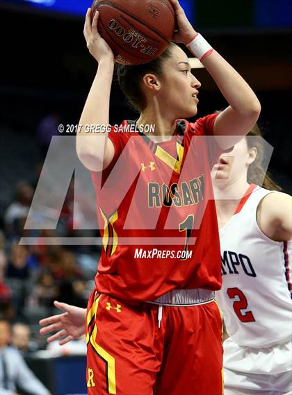 Thumbnail 1 in Campolindo vs Rosary Academy (CIF State D3 Final) photogallery.