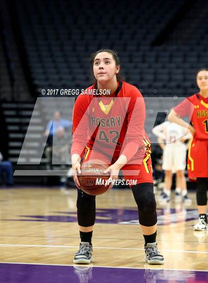 Thumbnail 2 in Campolindo vs Rosary Academy (CIF State D3 Final) photogallery.