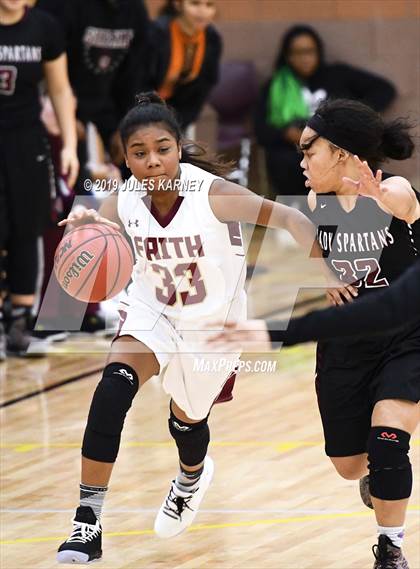 Thumbnail 2 in Cimarron-Memorial vs Faith Lutheran (NIAA 4A Quarterfinal) photogallery.