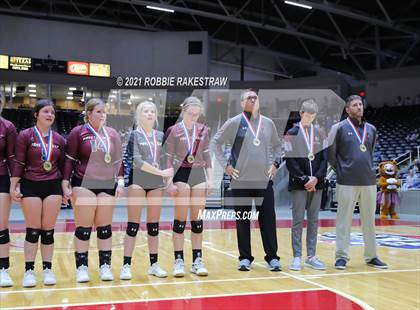 Thumbnail 1 in Blum vs. Fayetteville (UIL Volleyball 1A Finals) photogallery.