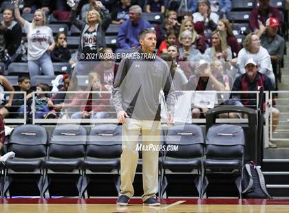 Thumbnail 2 in Blum vs. Fayetteville (UIL Volleyball 1A Finals) photogallery.