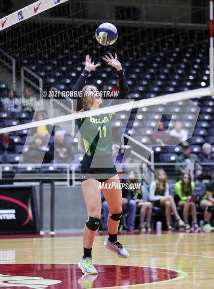 Thumbnail 1 in Blum vs. Fayetteville (UIL Volleyball 1A Finals) photogallery.