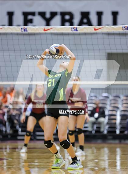Thumbnail 1 in Blum vs. Fayetteville (UIL Volleyball 1A Finals) photogallery.