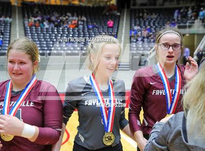 Thumbnail 3 in Blum vs. Fayetteville (UIL Volleyball 1A Finals) photogallery.