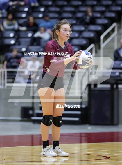 Thumbnail 1 in Blum vs. Fayetteville (UIL Volleyball 1A Finals) photogallery.