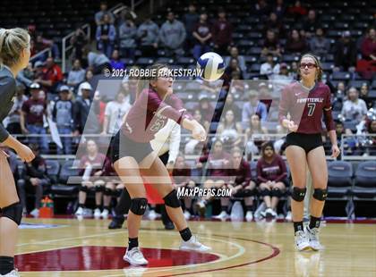 Thumbnail 2 in Blum vs. Fayetteville (UIL Volleyball 1A Finals) photogallery.
