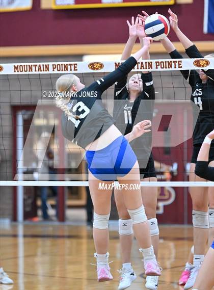 Thumbnail 1 in Gilbert Christian @ Valley Christian (AIA 3A Semifinal) photogallery.