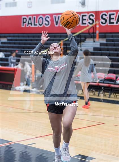 Thumbnail 1 in JV Girls Basketball Torrance vs Palos Verdes photogallery.