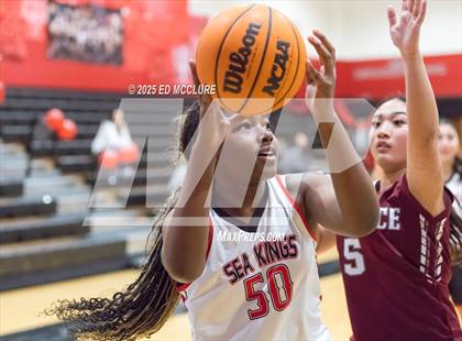 Thumbnail 3 in JV Girls Basketball Torrance vs Palos Verdes photogallery.