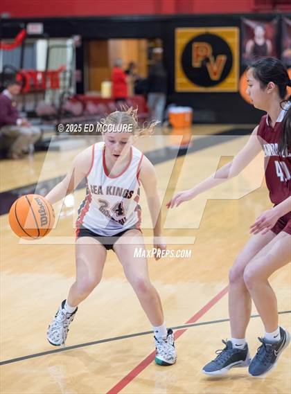 Thumbnail 3 in JV Girls Basketball Torrance vs Palos Verdes photogallery.