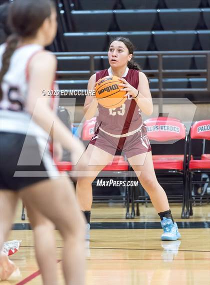 Thumbnail 3 in JV Girls Basketball Torrance vs Palos Verdes photogallery.