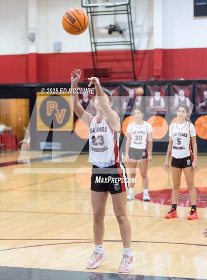 Thumbnail 3 in JV Girls Basketball Torrance vs Palos Verdes photogallery.