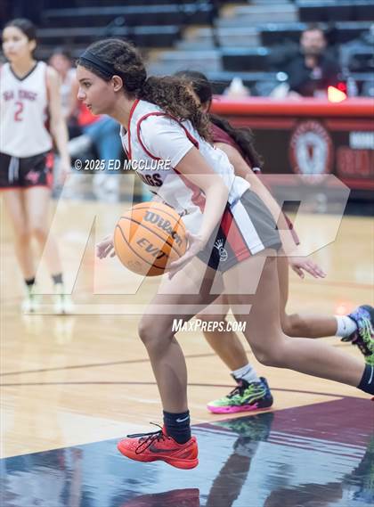 Thumbnail 1 in JV Girls Basketball Torrance vs Palos Verdes photogallery.