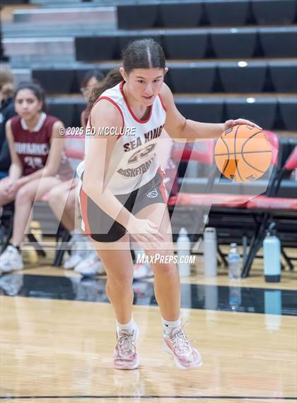 Thumbnail 3 in JV Girls Basketball Torrance vs Palos Verdes photogallery.