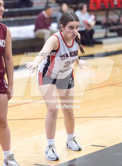 Thumbnail 1 in JV Girls Basketball Torrance vs Palos Verdes photogallery.