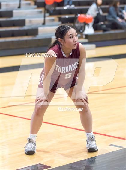 Thumbnail 2 in JV Girls Basketball Torrance vs Palos Verdes photogallery.